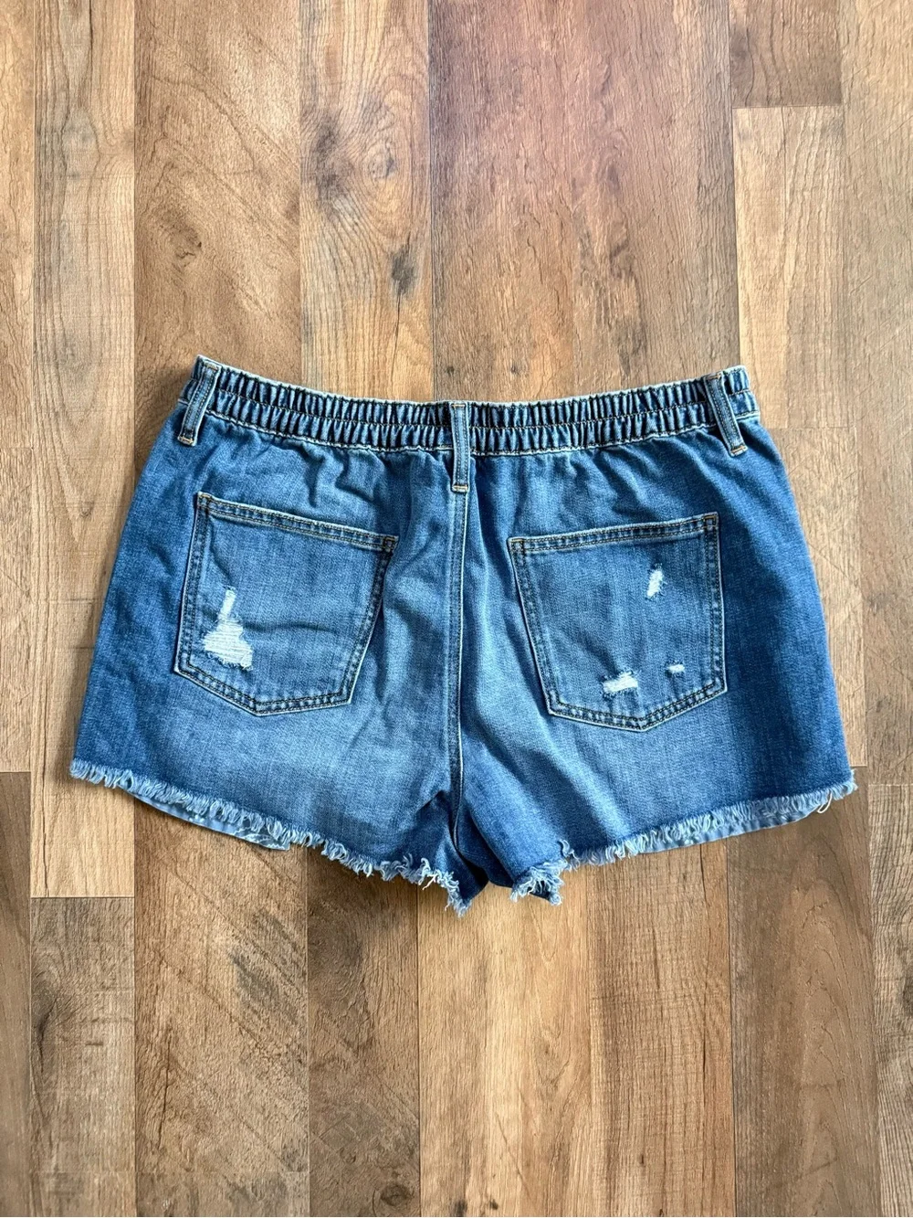 Aerie Distressed Women's Denim Shorts - L